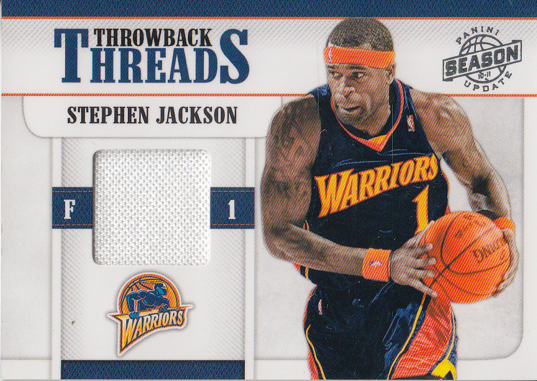 2010-11 Panini Season Update Throwback Threads #5 Stephen Jackson/499