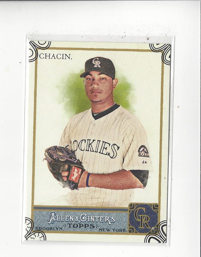 2011 Topps Allen and Ginter Code Cards #4 Jhoulys Chacin