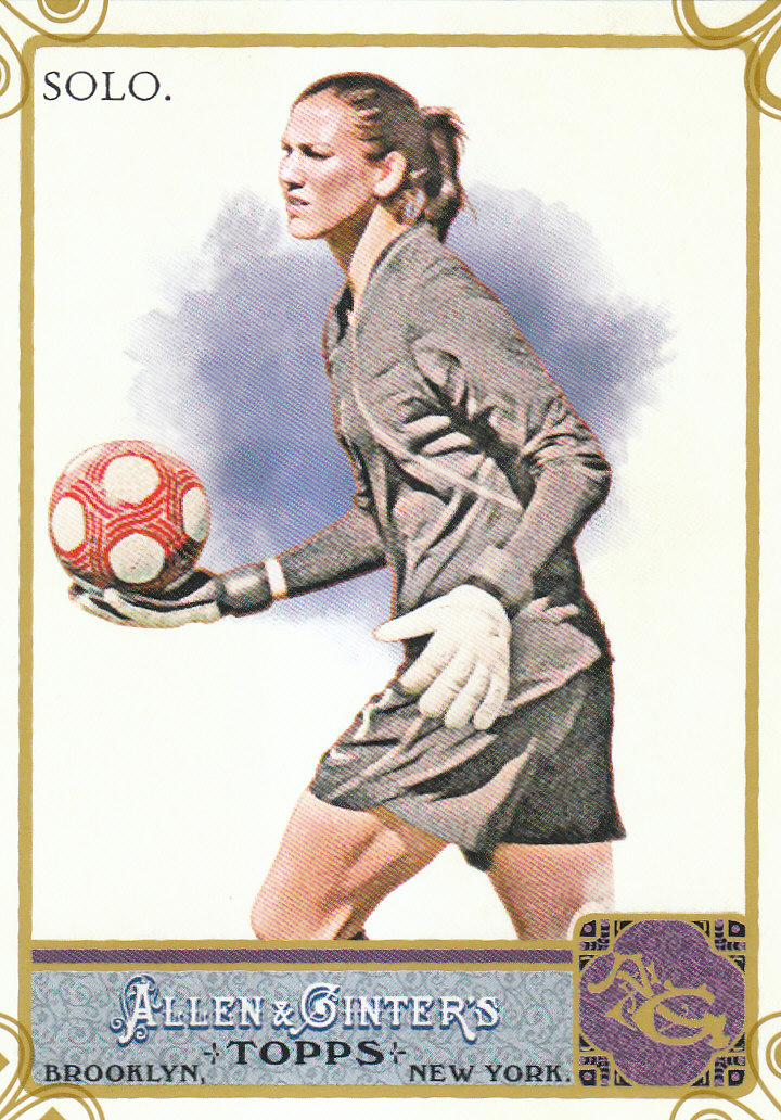 2011 Topps Allen and Ginter Code Cards #12 Hope Solo