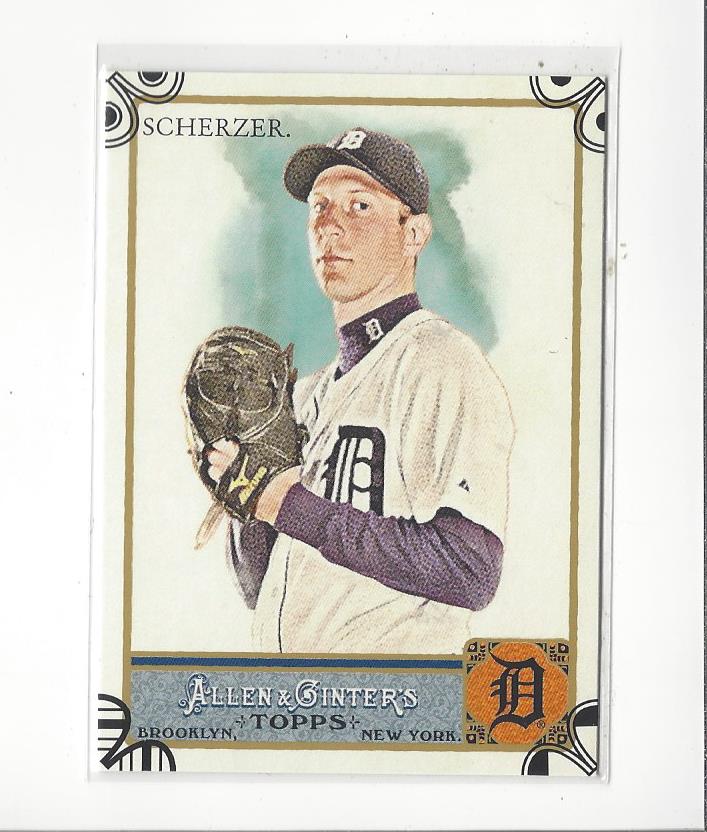 2011 Topps Allen and Ginter Code Cards #68 Max Scherzer