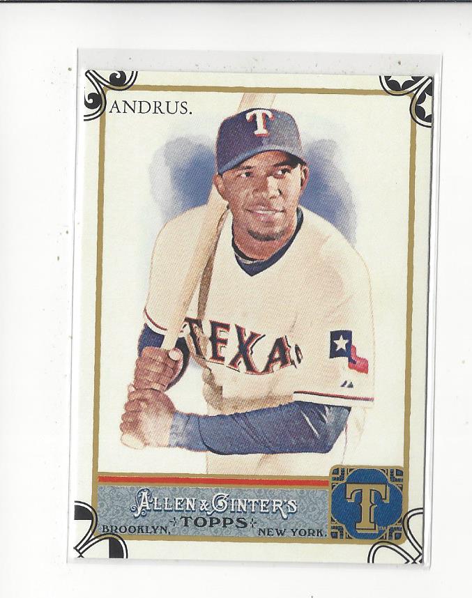 2011 Topps Allen and Ginter Code Cards #214 Elvis Andrus