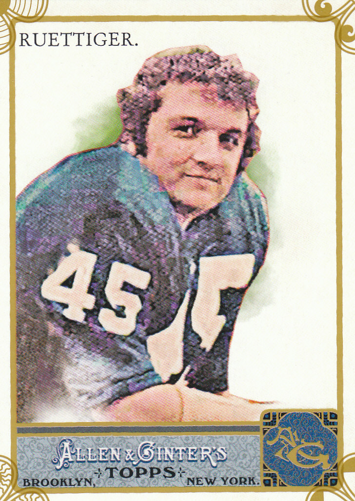 2011 Topps Allen and Ginter Code Cards #238 Rudy Ruettiger