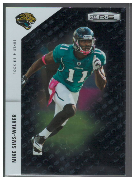 2011 Rookies and Stars Longevity Parallel Silver #71 Mike Sims-Walker
