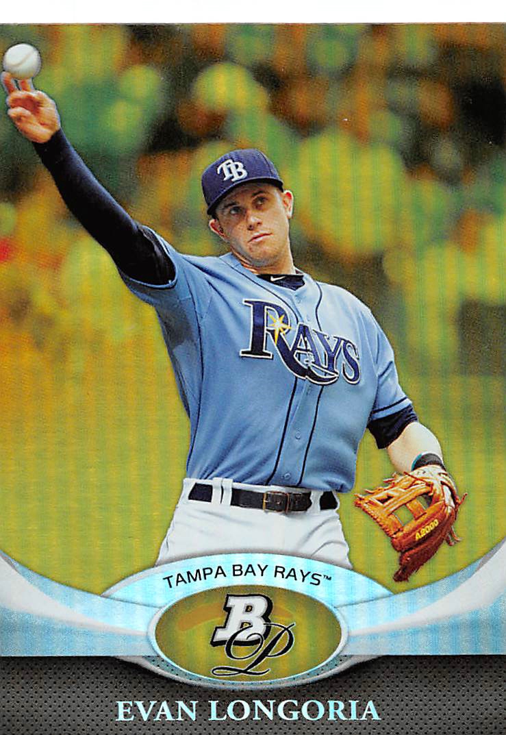 2011 Bowman Platinum Gold #97 Evan Longoria