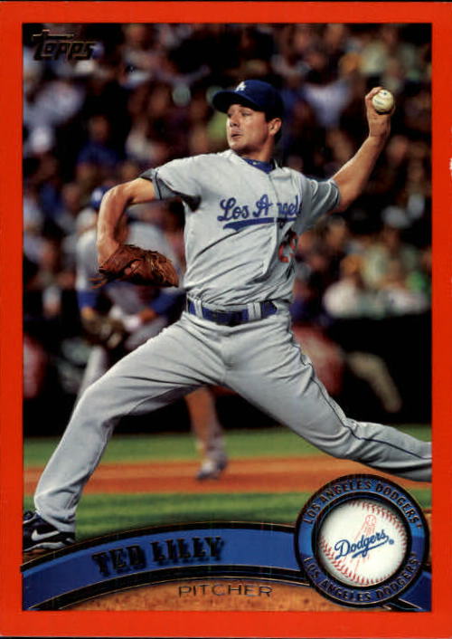 2011 Topps Factory Set Red Border #36 Ted Lilly