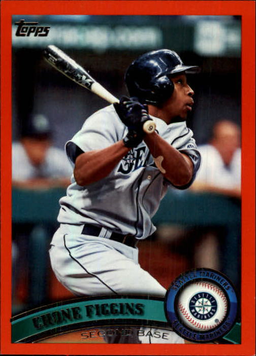2011 Topps Factory Set Red Border #468 Chone Figgins