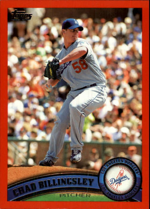 2011 Topps Factory Set Red Border #473 Chad Billingsley