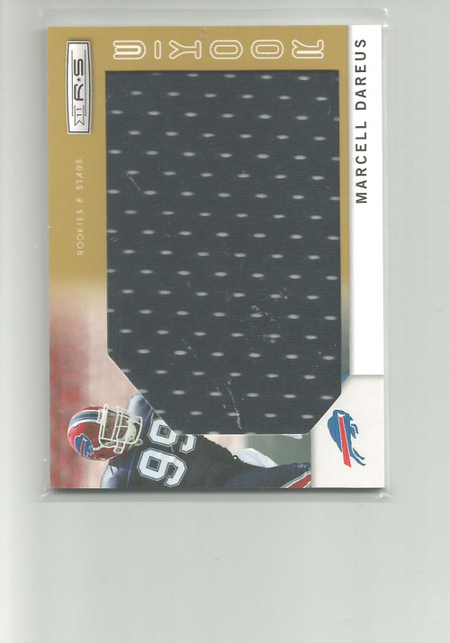 2011 Rookies and Stars Rookie Jersey Jumbo Swatch Gold #272 Marcell Dareus