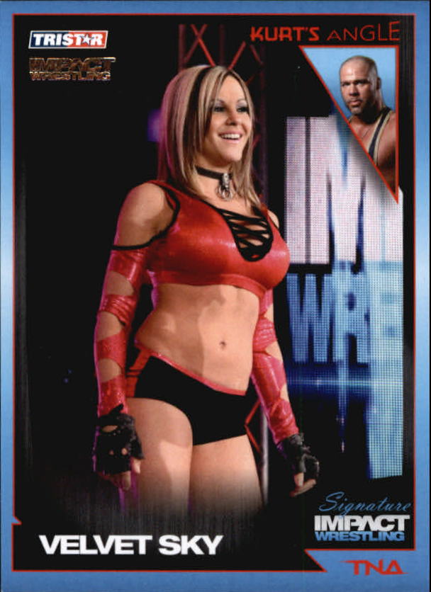 2011 TRISTAR TNA Signature Impact Silver #15 Velvet Sky