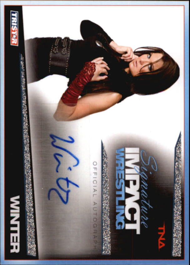 2011 TRISTAR TNA Signature Impact Autographs Silver #S16 Winter