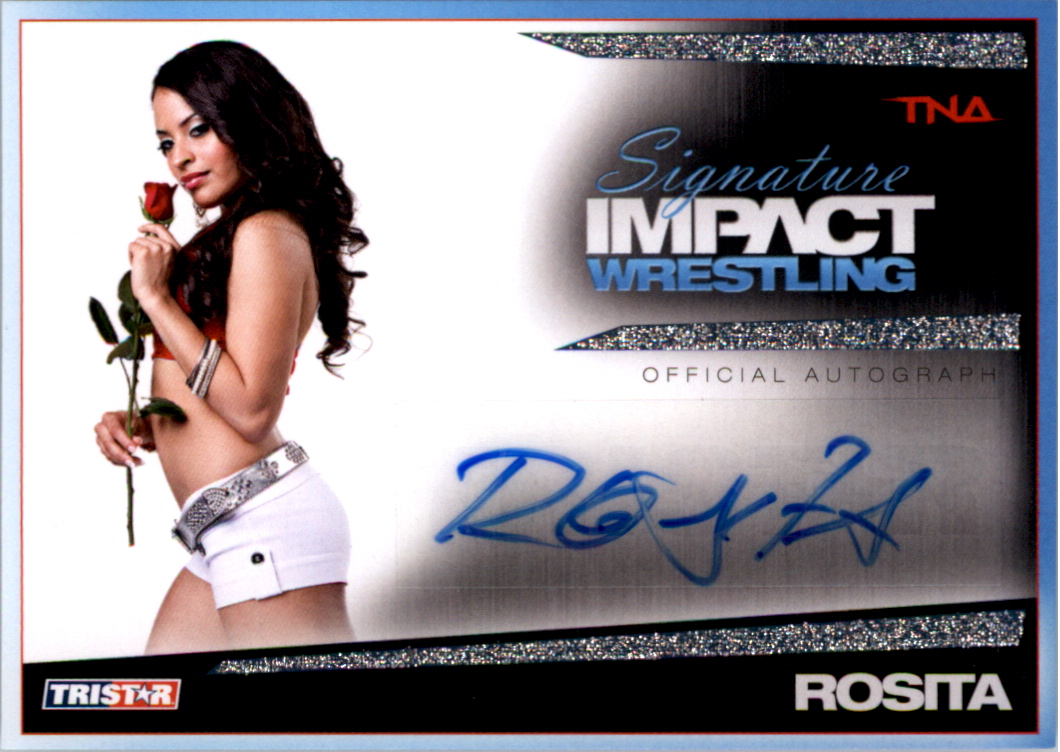 2011 TRISTAR TNA Signature Impact Autographs Silver #S41 Rosita