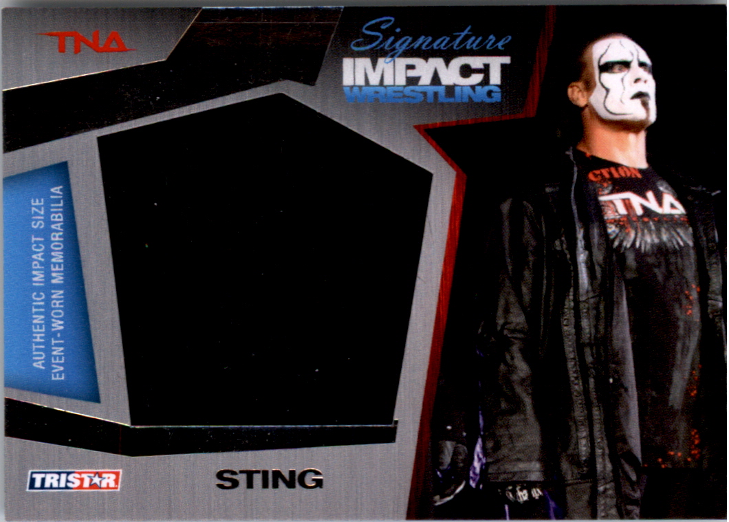 2011 TRISTAR TNA Signature Impact Memorabilia Silver #M7 Sting