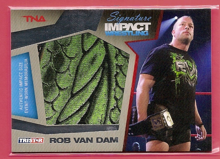 2011 TRISTAR TNA Signature Impact Memorabilia Silver #M10 Rob Van Dam