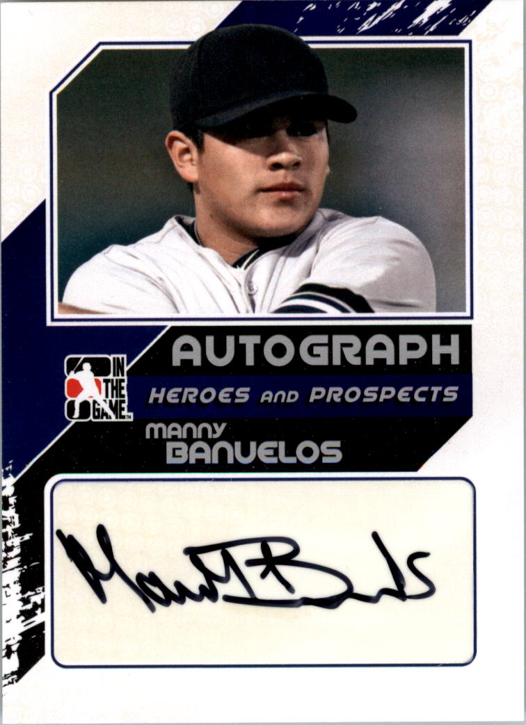2011 ITG Heroes and Prospects Close Up Autographs Silver #MB2 Manny Banuelos S2
