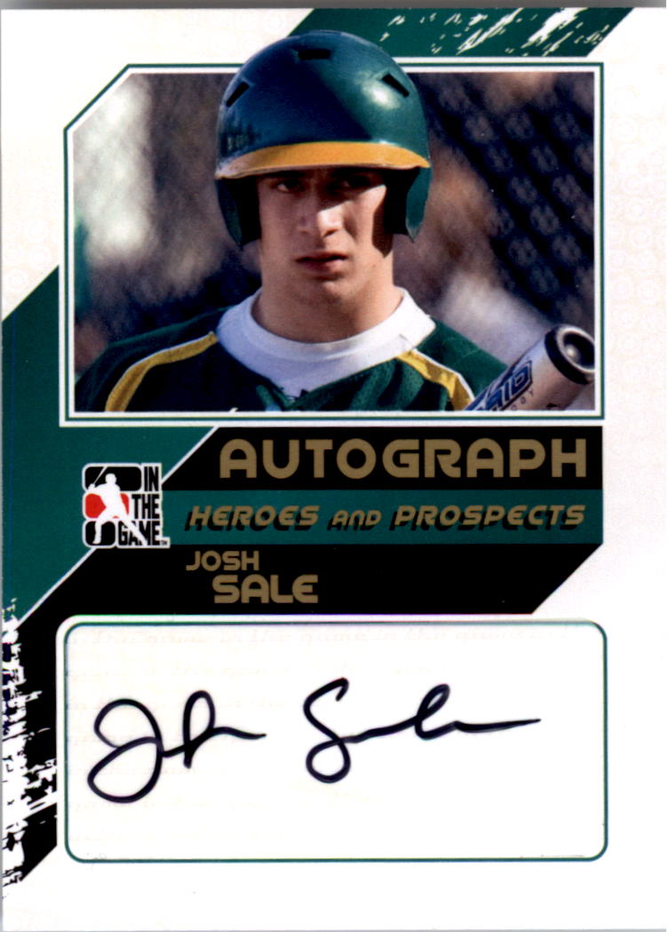 2011 ITG Heroes and Prospects Close Up Autographs Gold #JSA2 Josh Sale S2