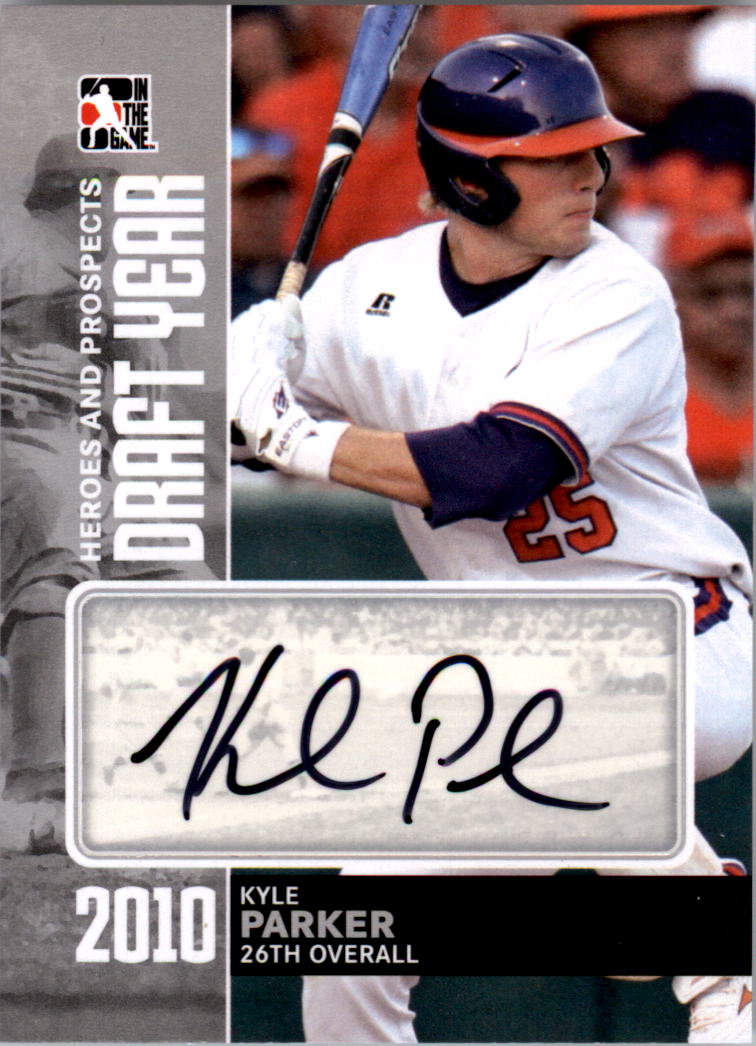 2011 ITG Heroes and Prospects Draft Year Autographs Silver #KP Kyle Parker S2