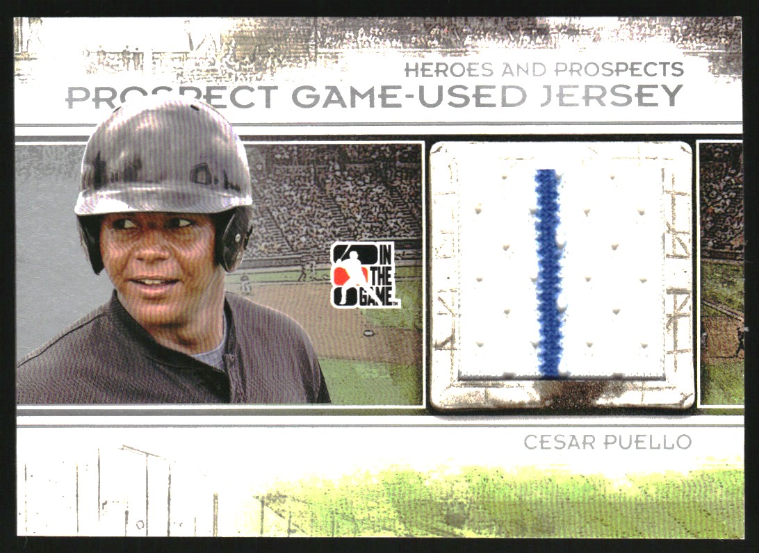 2011 ITG Heroes and Prospects Prospect Jerseys Silver #12 Cesar Puello
