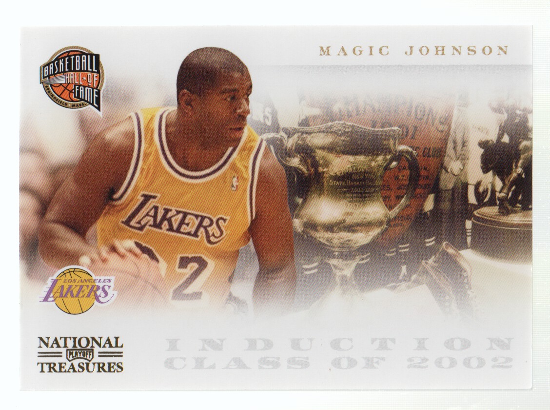 2010-11 Playoff National Treasures Hall of Fame #30 Magic Johnson