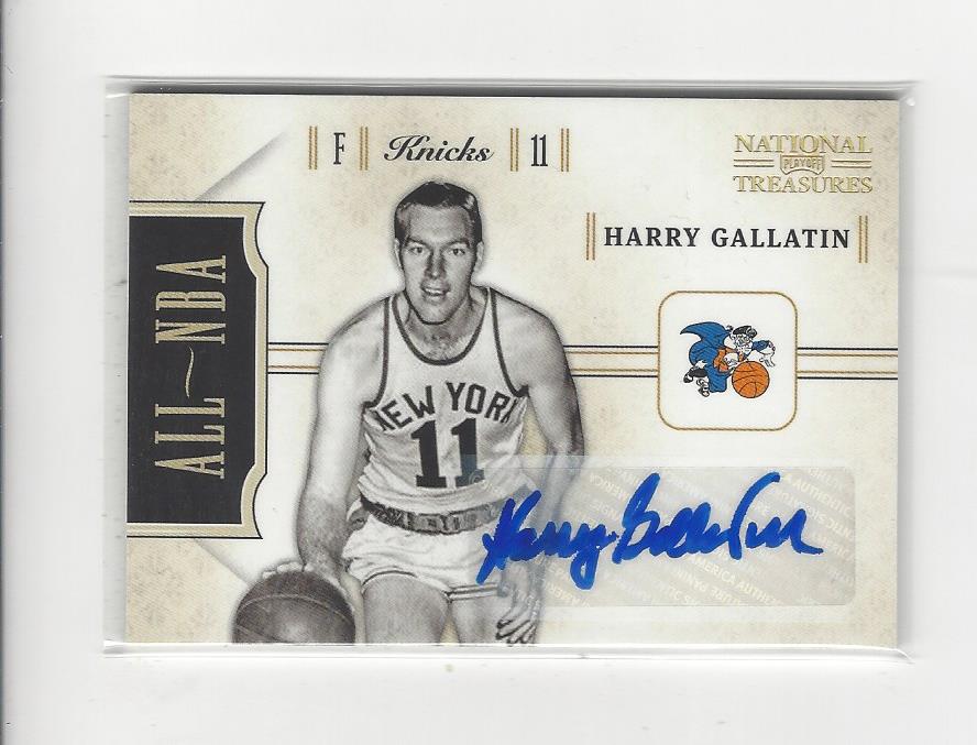 2010-11 Playoff National Treasures All NBA Signatures #9 Harry Gallatin/99