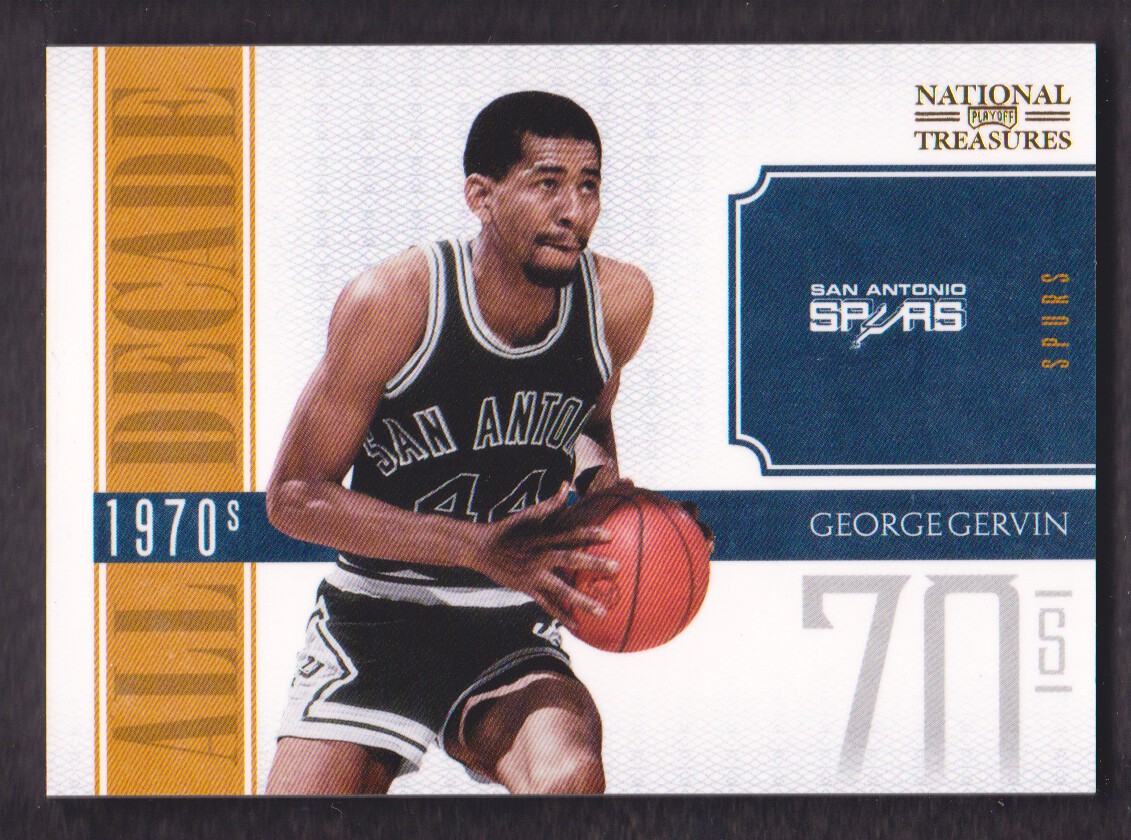 2010-11 Playoff National Treasures All Decade #7 George Gervin