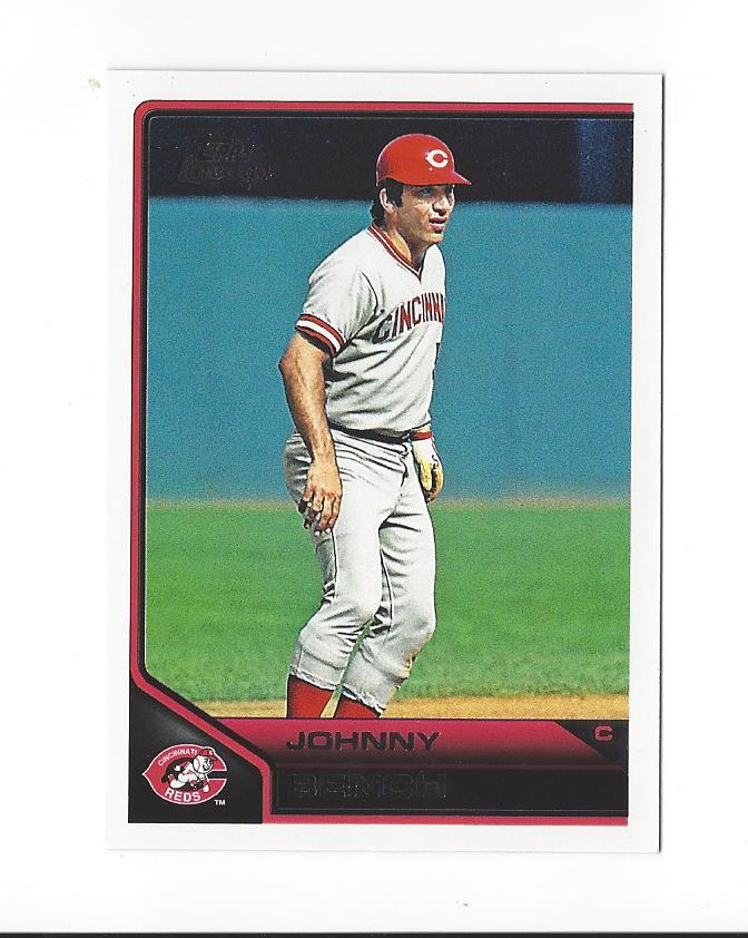 Johnny Bench cards (1988-2023) Reds - You Choose