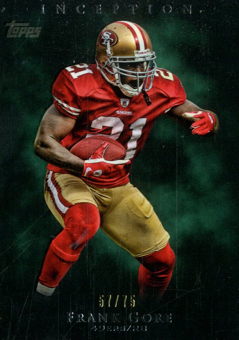2011 Topps Inception Green #93 Frank Gore