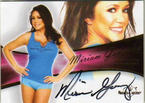 2011 Bench Warmer Bubble Gum Autographs #A3 Miriam Gonzalez
