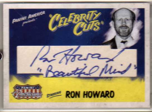 2011 Panini Americana Celebrity Cut Autographs #11 Ron Howard