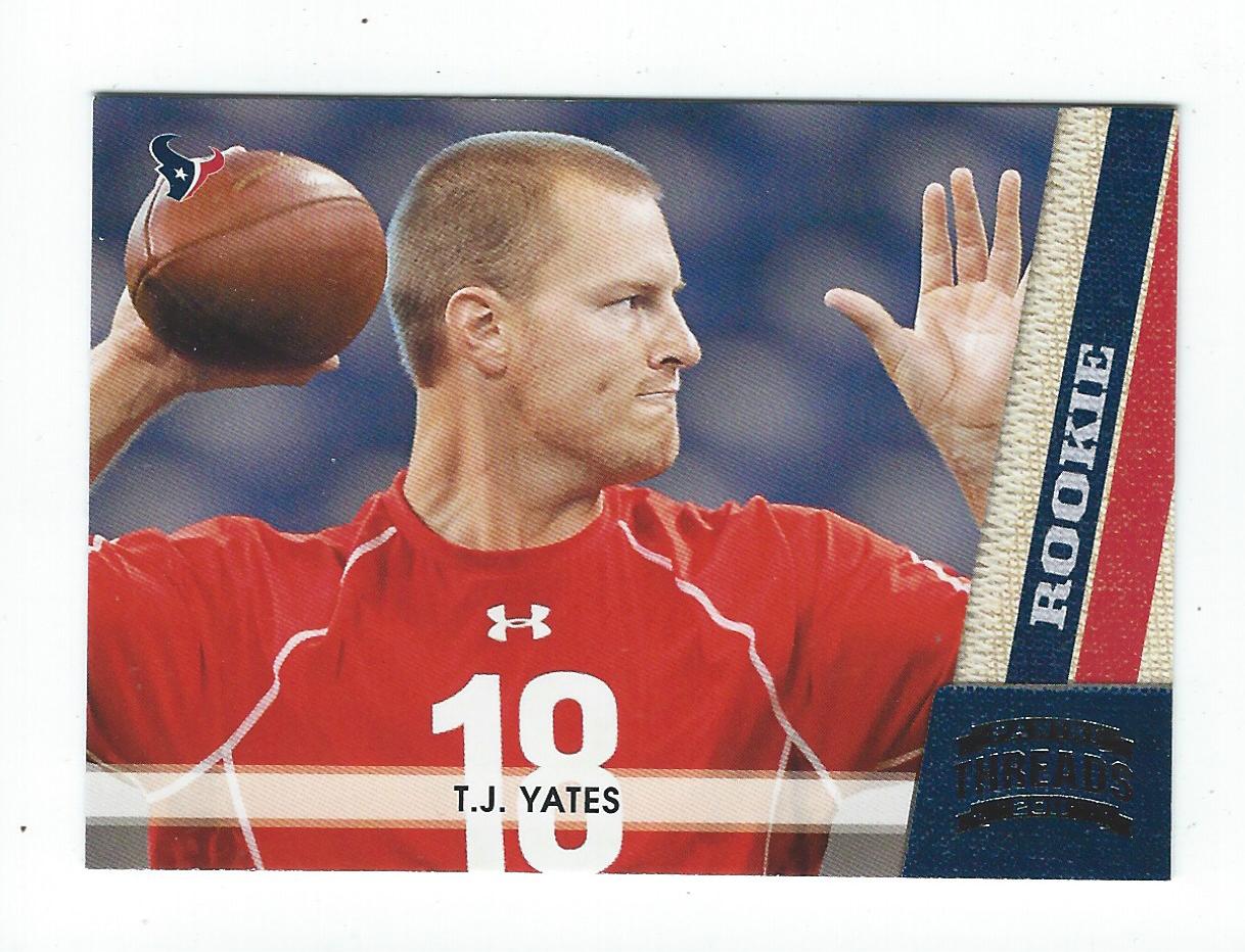 2011 Panini Threads #245 T.J. Yates RC