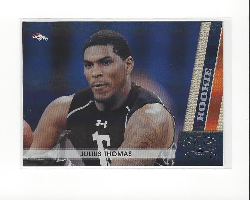 2011 Panini Threads Silver #202 Julius Thomas