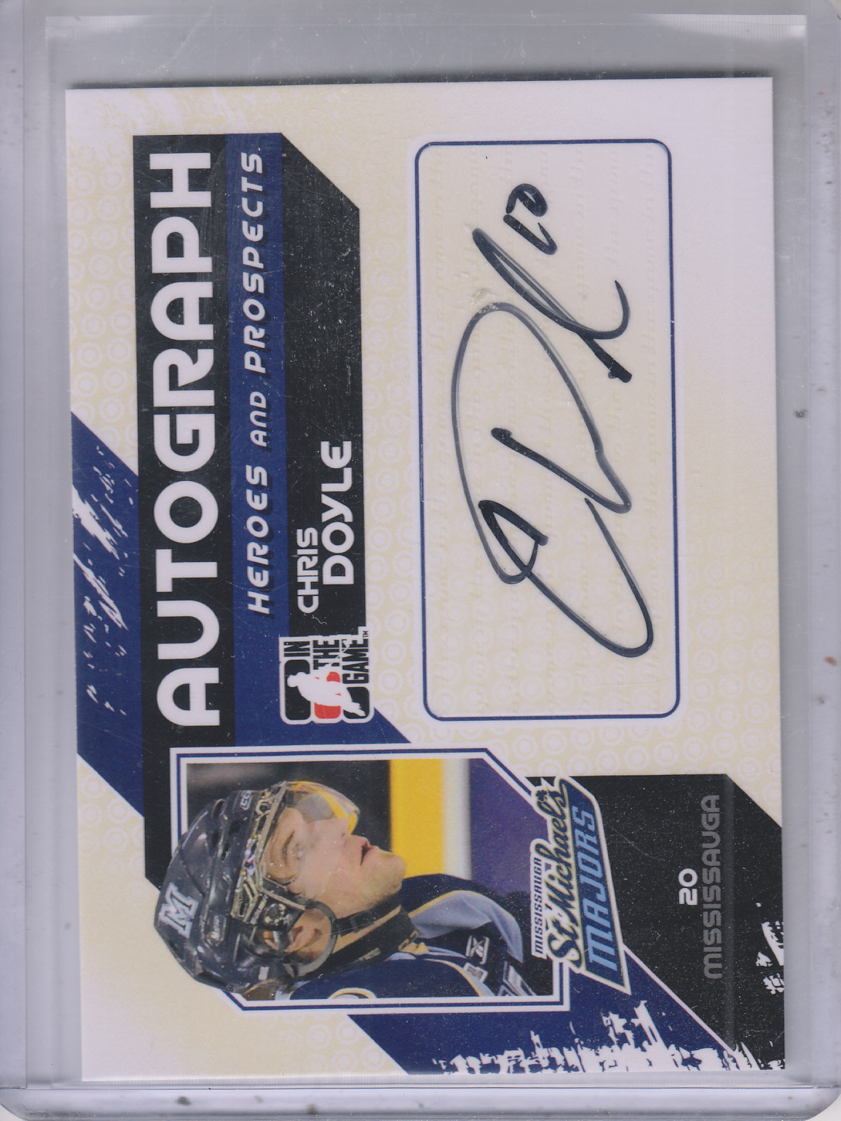 2010-11 ITG Heroes and Prospects Autographs #ACDO Chris Doyle