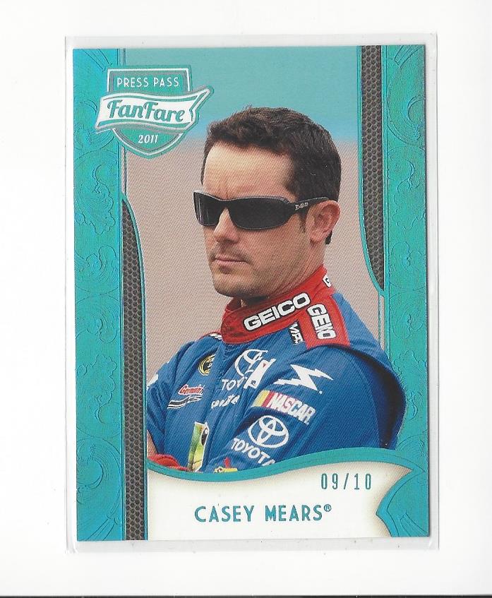 2011 Press Pass FanFare Sapphire #27 Casey Mears