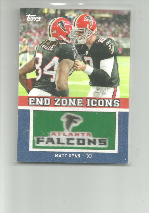 2011 Topps End Zone Icons Patches #85 Matt Ryan