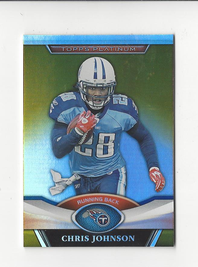 2011 Topps Platinum Gold #30 Chris Johnson