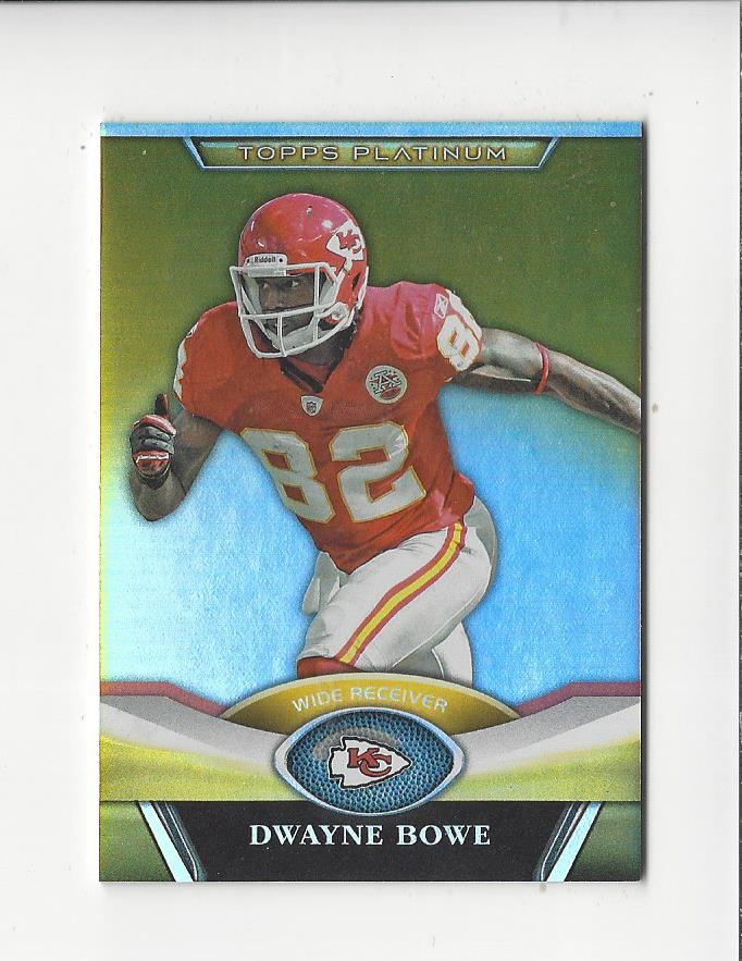 2011 Topps Platinum Gold #121 Dwayne Bowe