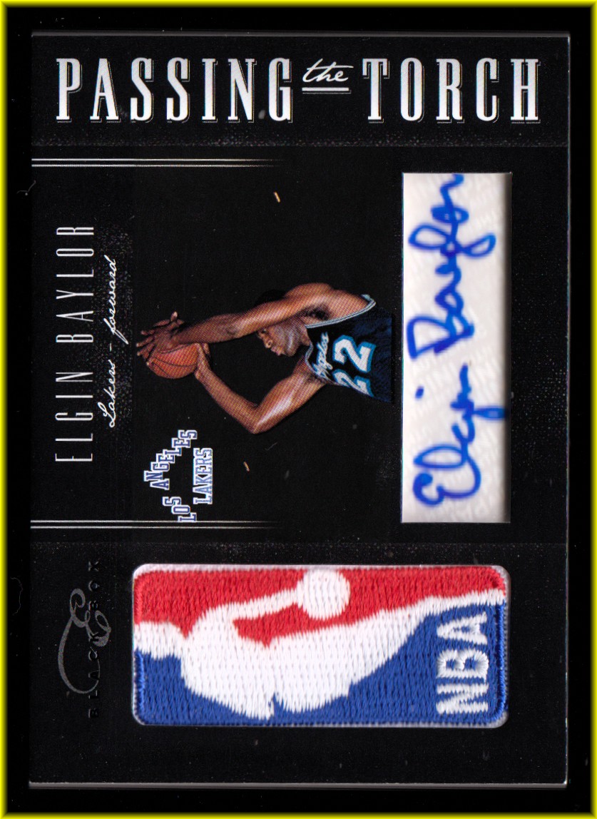 2010-11 Elite Black Box Passing the Torch Signatures #36 Elgin Baylor/99/Kobe Bryant back image