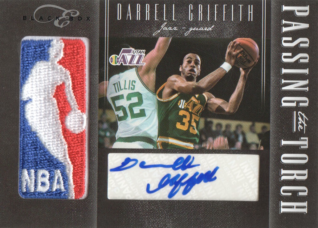 2010-11 Elite Black Box Passing the Torch Signatures #41 Darrell Griffith/99/Devin Harris