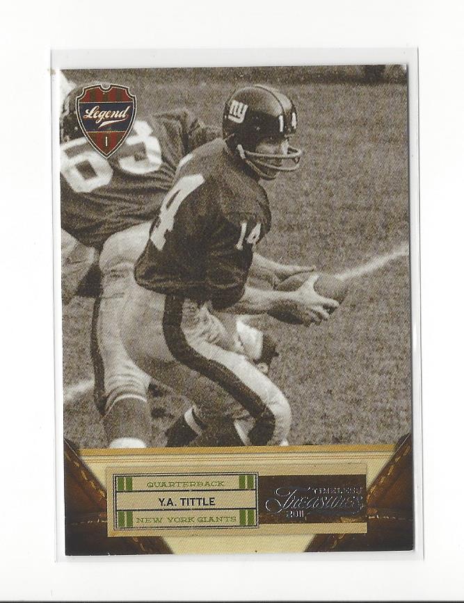 2011 Timeless Treasures #125 Y.A. Tittle
