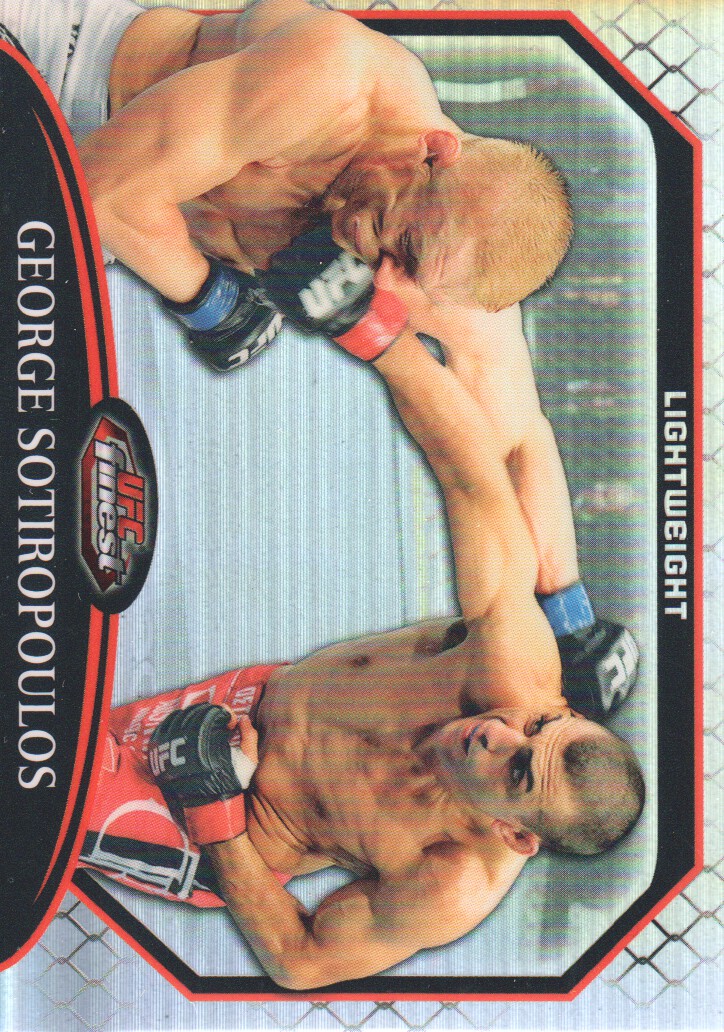2011 Finest UFC Refractors #39 George Sotiropoulos