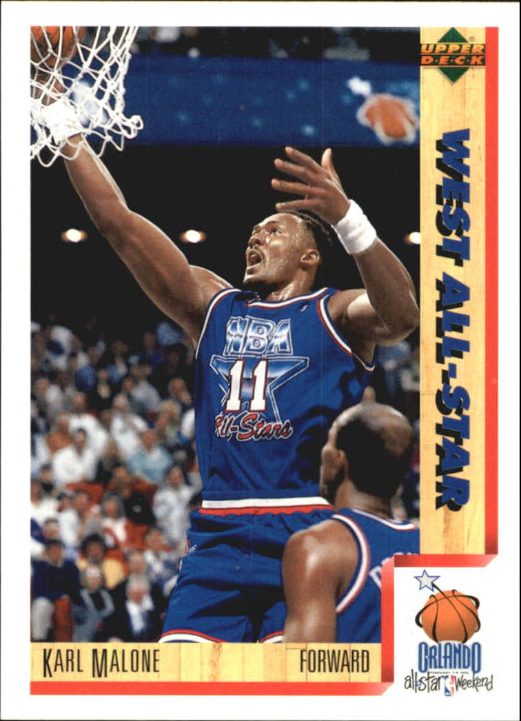 1991-92 Upper Deck International Spanish #18 Karl Malone AS - NM-MT