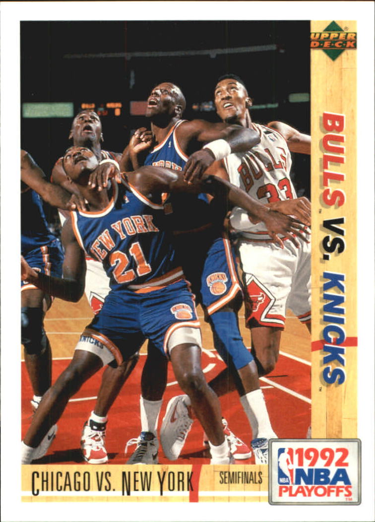 1991-92 Upper Deck International Spanish #166 New York Knicks/Scottie Pippen/Michael Jordan PO