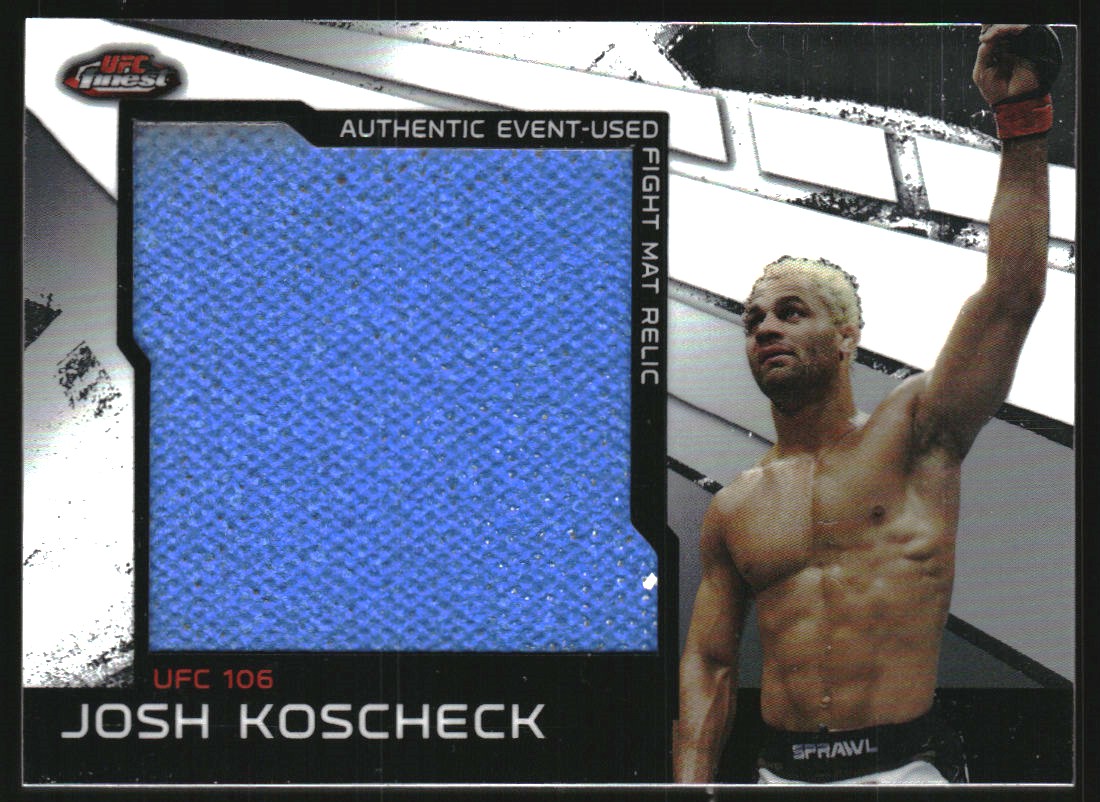 2011 Finest UFC Jumbo Fight Mat Relics #MRJK Josh Koscheck
