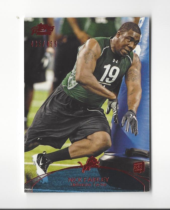 2011 Topps Prime Red #21 Nick Fairley