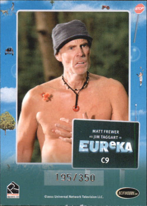 2011 Rittenhouse Eureka Seasons One and Two Casting Call #C9 Jim Taggart back image