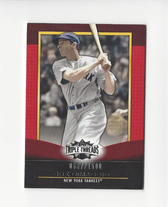 2011 Topps Triple Threads #86 Joe DiMaggio