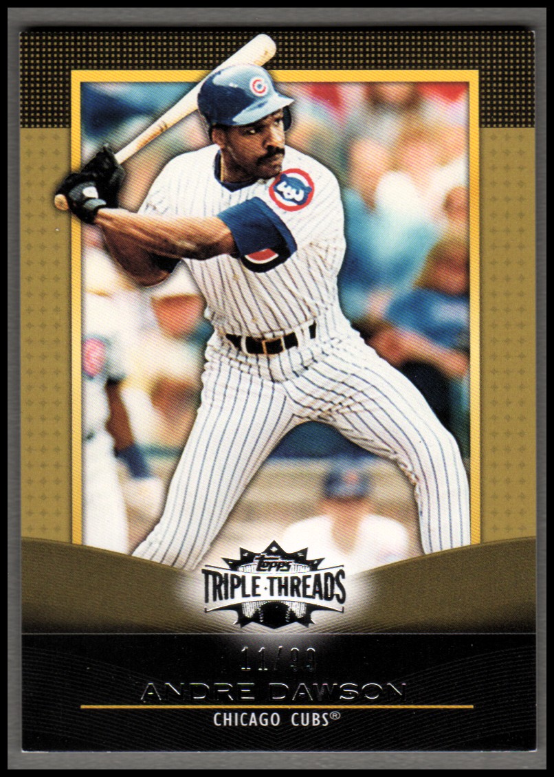 2011 Topps Triple Threads Gold #68 Andre Dawson