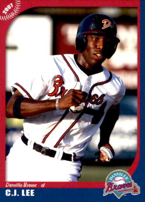 2007 Danville Braves Grandstand 22 C.J. Lee Bristol Virginia VA