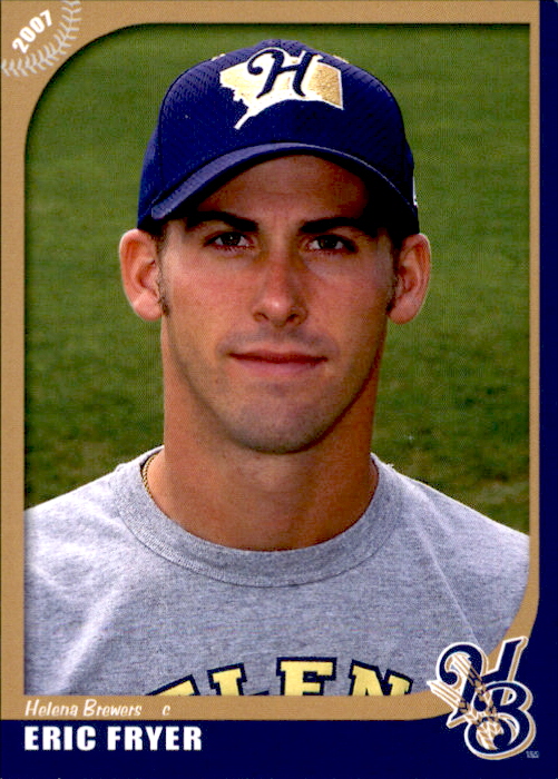 2007 Helena Brewers Grandstand 11 Eric Fryer Reynoldsburg Ohio OH