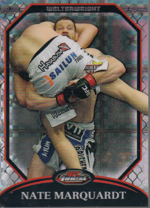 2011 Finest UFC X-Fractors #10 Nate Marquardt