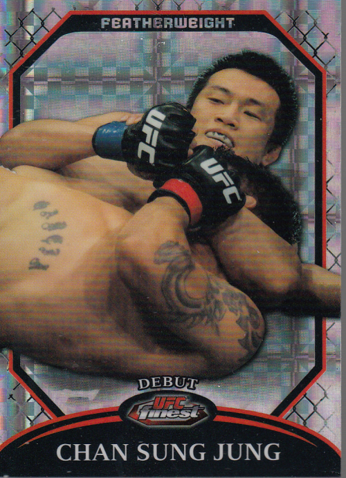2011 Finest UFC X-Fractors #64 Chan Sung Jung